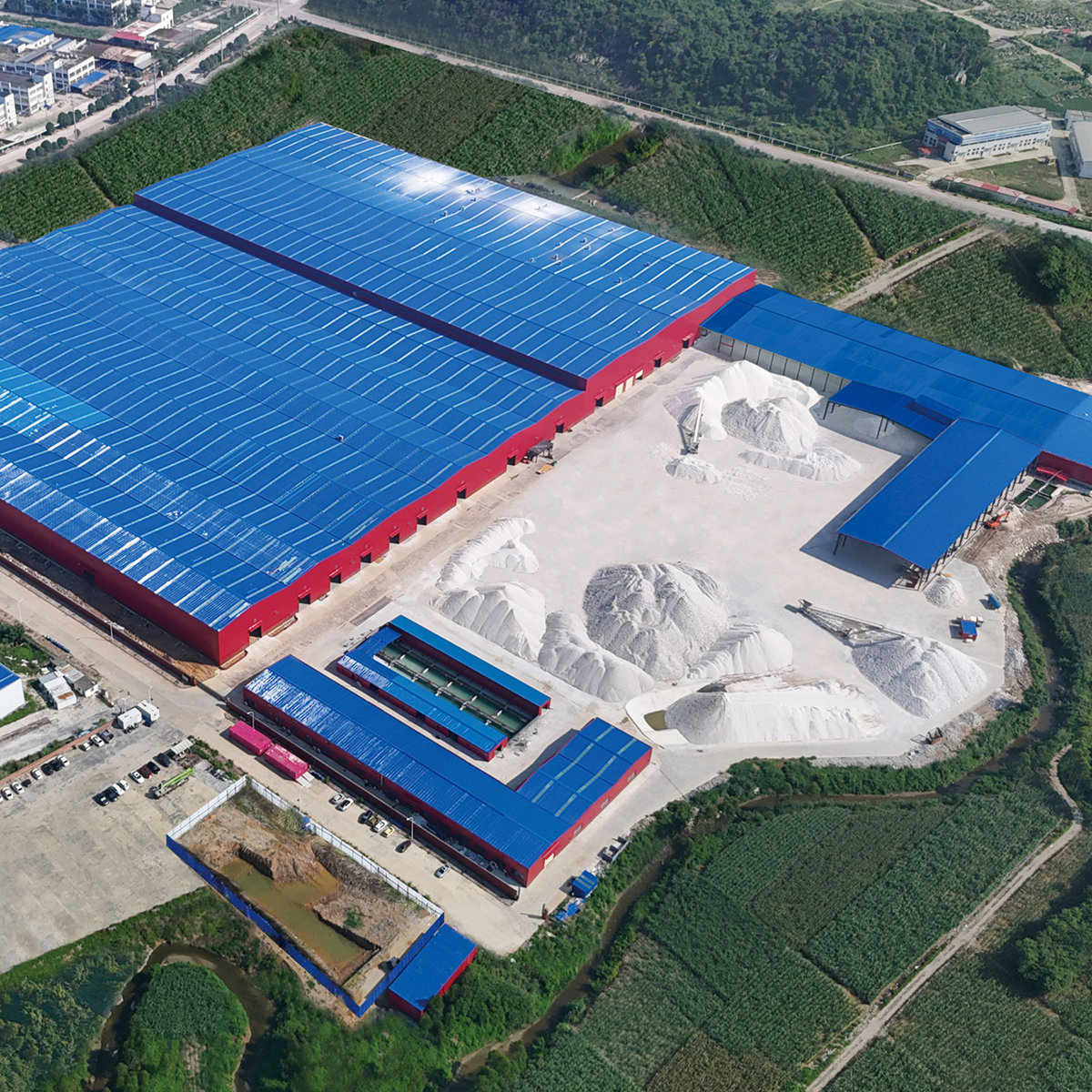 GXI STONE Factory Aerial View